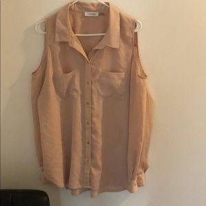 Calvin Klein cold shoulders blouse